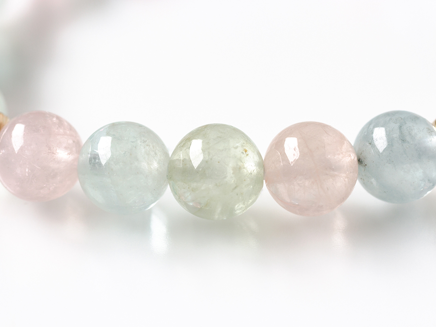 キャンディーカラー ミックスベリルブレスレット-6 | 天然石ジュエリー  