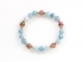 ウォーターメロントルマリン アクアマリンブレスレット